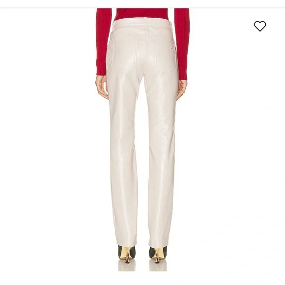 Courreges 5 pocket vinyl coated pants size 38 FR